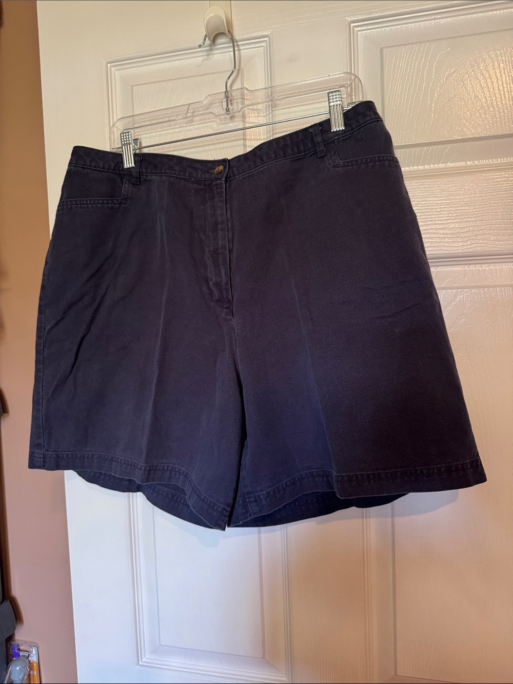 Classic Women's Navy Cotton Shorts
